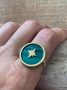 Bague Argent (Lapis Lazuli, Labradorite, Malachite)