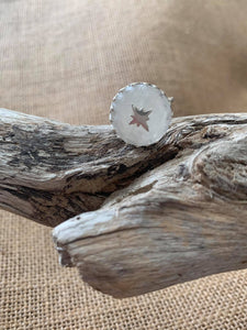 Bague Argent Labradorite & Pierre de Lune