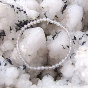 Bracelet de Perles Agate grise