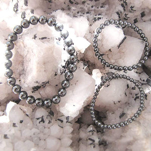 Bracelet de Perles Hématite