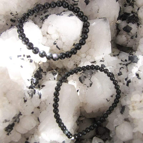 Bracelet de Perles Obsidienne Oeil céleste
