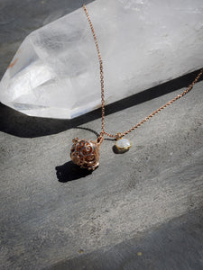 Bola de grossesse Labradorite blanche en acier inoxydable
