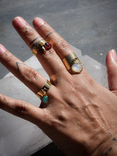 Charger l&#39;image dans la galerie, Bague Amazonite acier inoxydable
