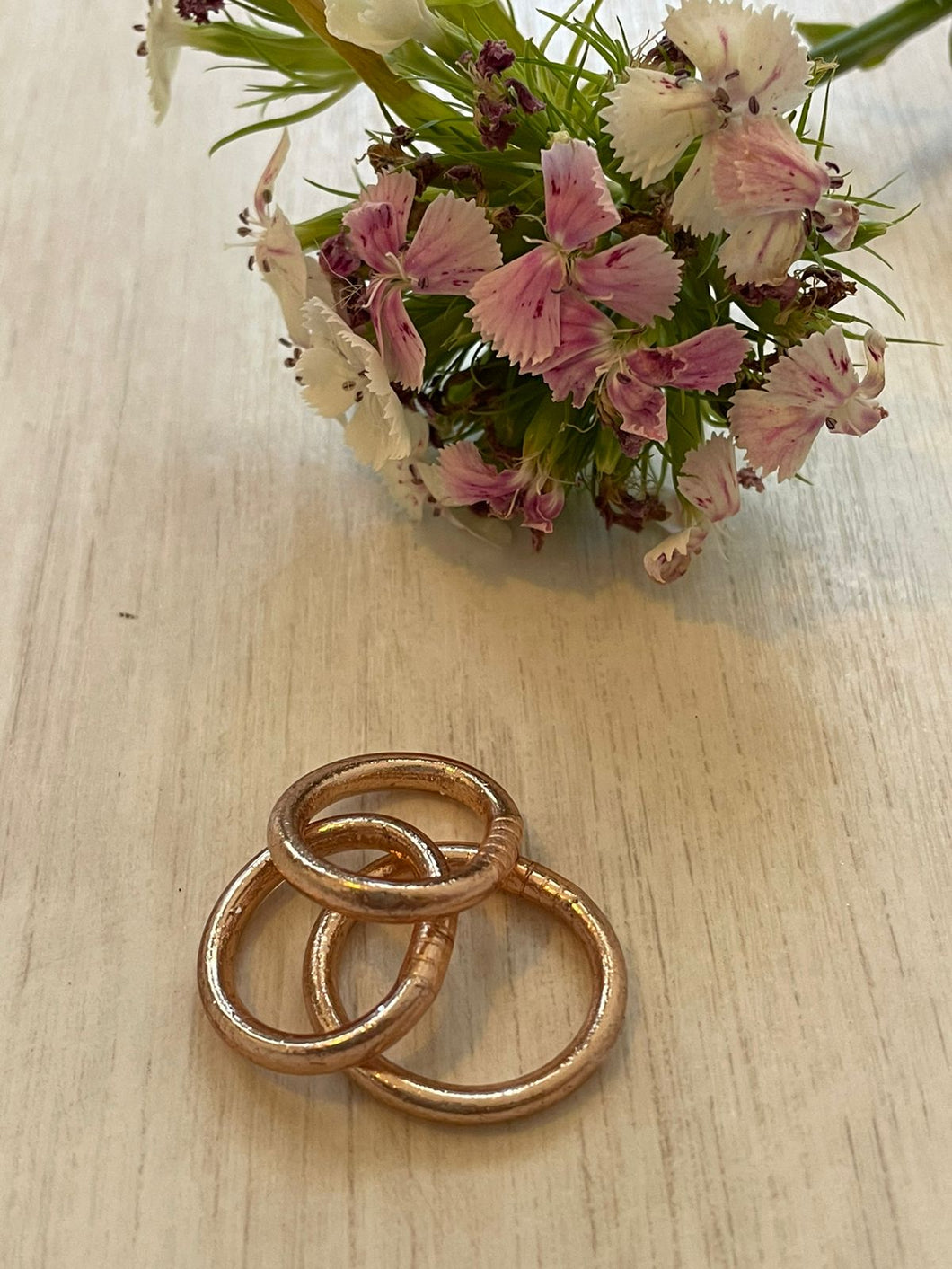 Bague tibétaine couleur Champagne