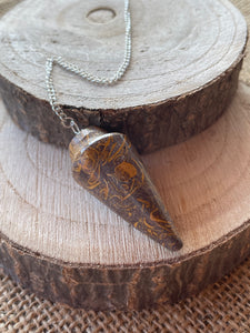 Pendule Jaspe fossile