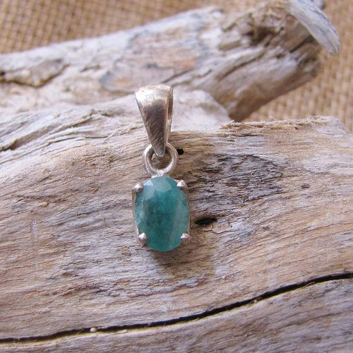 Pendentif argent Chrysoprase