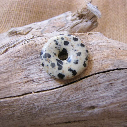 Pendentif Jaspe Dalmatien Pi Chinois