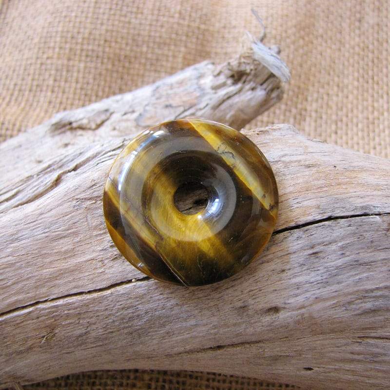 Pendentif Oeil de Tigre Pi chinois Grand modèle