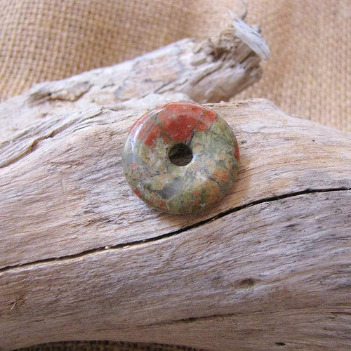 Pendentif Unakite Pi chinois Petit modèle