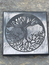 Charger l&#39;image dans la galerie, Plaque de Shungite Polie Gravée Arbre de Vie
