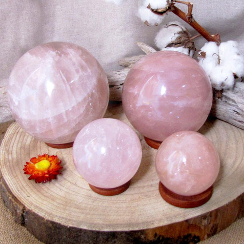 Sphère Quartz Rose 
